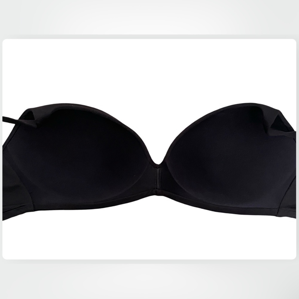 Victoria’s Secret IPEX No-Wire Body by Victoria Black Bra 34D - Picture 6 of 7